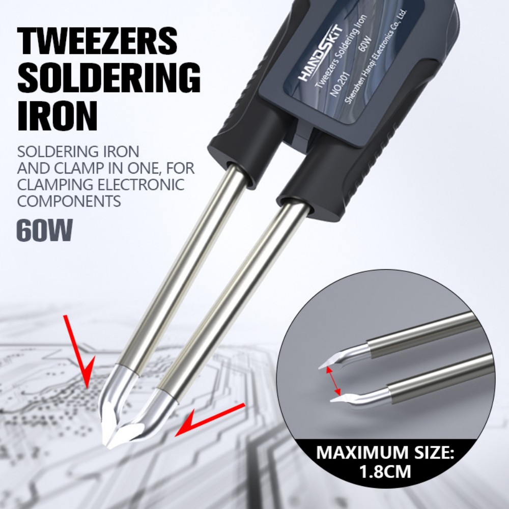 T12 Soldering Tweezer Handle – - огляд і ціна Electronics Repair Tools