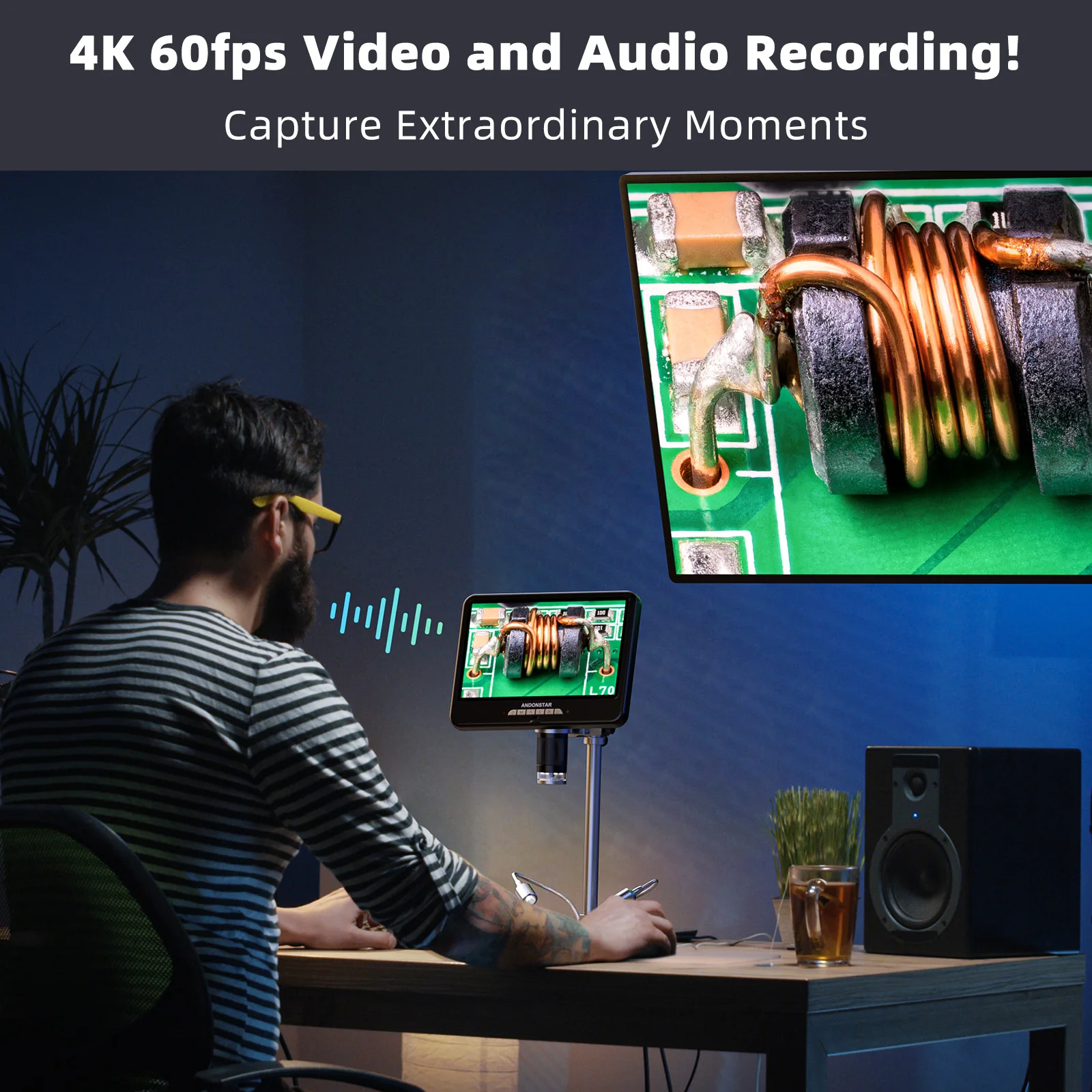 Andonstar AD210S-Pro 4K 60FPS  - огляд і ціна Repair Electronics