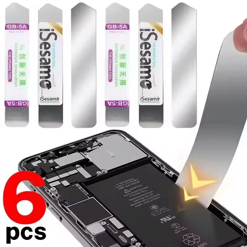 1-6Pcs Metal Flat Soft Blade C - огляд і ціна Phone Opening Tool
