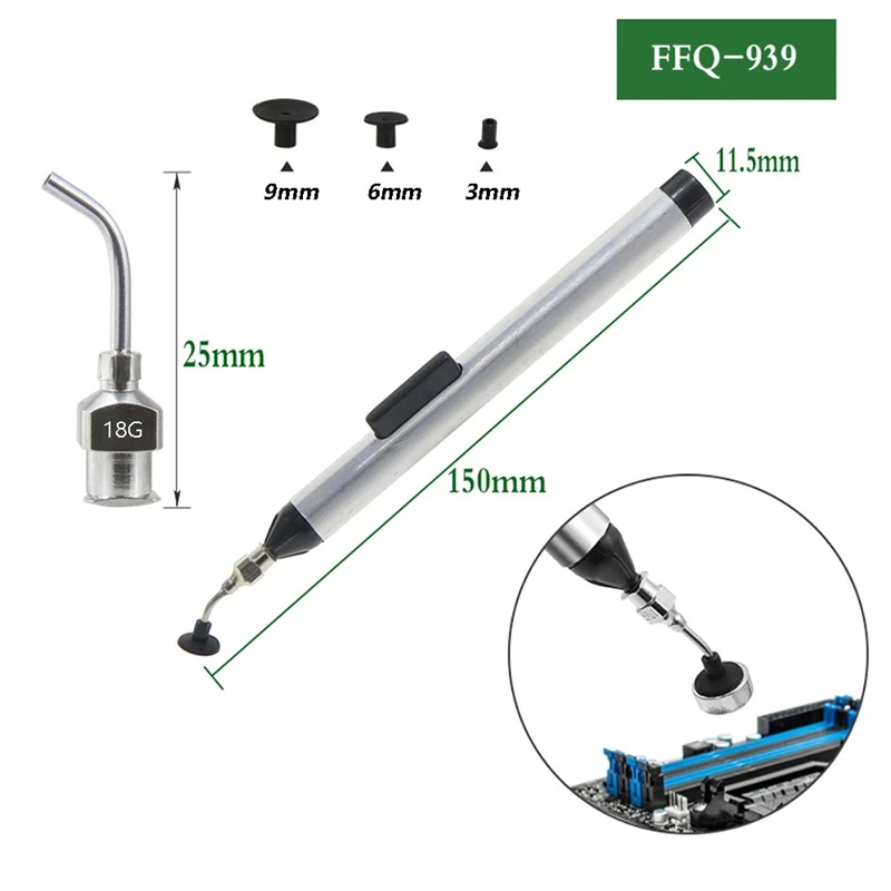 Manual Vacuum Suction Pen Kit  - огляд і ціна Electronics Repair Business