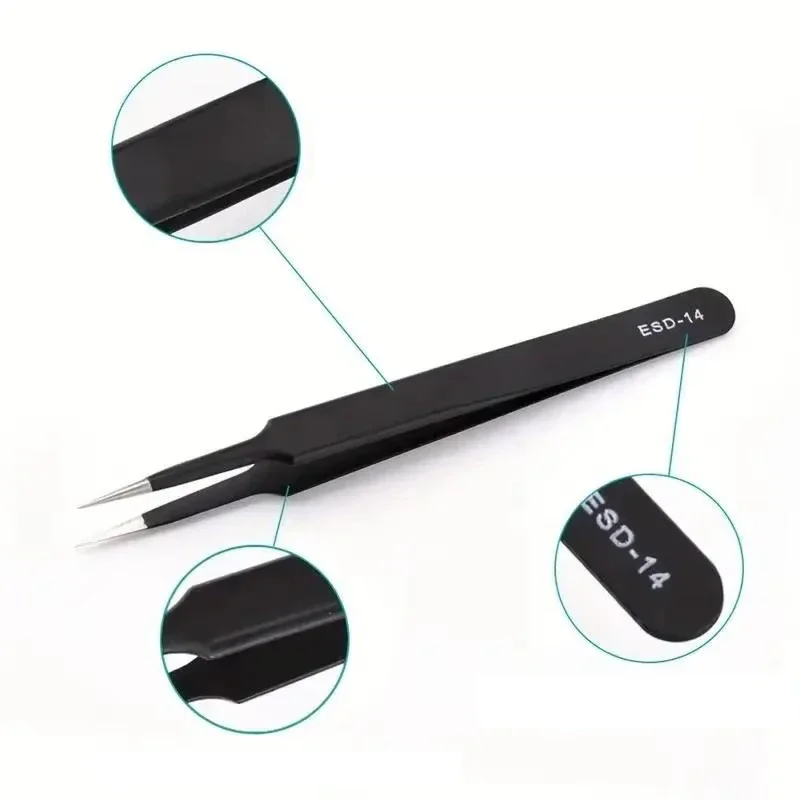 2026 6pcsPrecision Long Tweeze - огляд і ціна Electronics Repair Tools