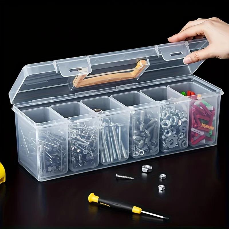 7 Piece Transparent Parts Stor - огляд і ціна Electronics Repair Garage
