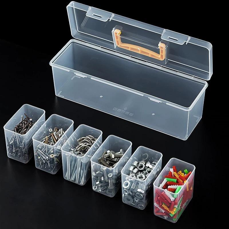 7 Piece Transparent Parts Stor - огляд і ціна Electronics Repair Garage